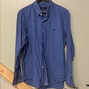 Ralph Lauren Men's Blue Plaid Shirt